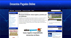 Desktop Screenshot of encuestaspagadasonline.com